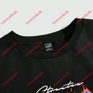 Model 3789 Erkek Yazlık Yuvarlak Yaka Kısa Kollu Günlük Tişört, Yaz