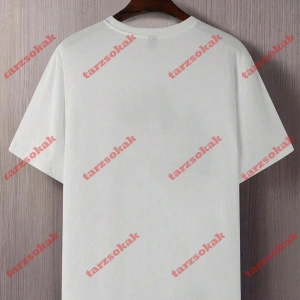 Model 3791 Erkek Yazlık Yuvarlak Yaka Kısa Kollu Günlük Tişört, Yaz