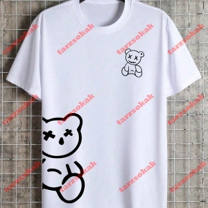 Model 3795 Erkek Yazlık Yuvarlak Yaka Kısa Kollu Günlük Tişört, Yaz