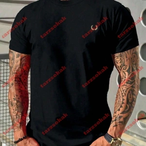 Model 3802 Erkek Yazlık Yuvarlak Yaka Kısa Kollu Günlük Tişört, Yaz