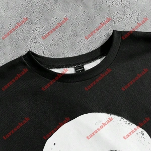 Model 3805 Erkek Yazlık Yuvarlak Yaka Kısa Kollu Günlük Tişört, Yaz