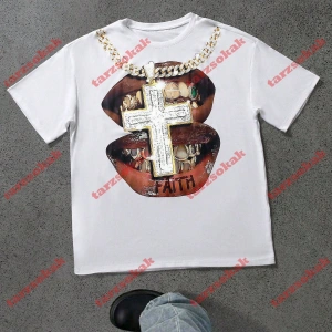 Model 3806 Erkek Yazlık Yuvarlak Yaka Kısa Kollu Günlük Tişört, Yaz