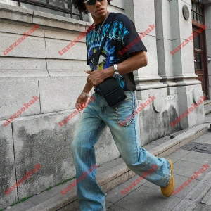 Model 3811 Erkek Yazlık Yuvarlak Yaka Kısa Kollu Günlük Tişört, Yaz