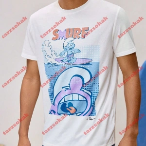 Model 3828 Erkek Yazlık Yuvarlak Yaka Kısa Kollu Günlük Tişört, Yaz