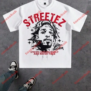 Model 3840 Erkek Yazlık Yuvarlak Yaka Kısa Kollu Günlük Tişört, Yaz