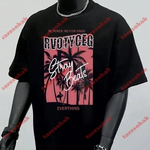 Model 3841 Erkek Yazlık Yuvarlak Yaka Kısa Kollu Günlük Tişört, Yaz