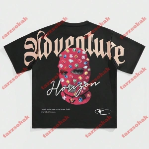 Model 3843 Erkek Yazlık Yuvarlak Yaka Kısa Kollu Günlük Tişört, Yaz