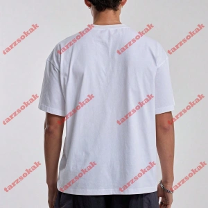 Model 3860 Erkek Yazlık Yuvarlak Yaka Kısa Kollu Günlük Tişört, Yaz