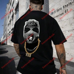 Model 3869 Erkek Yazlık Yuvarlak Yaka Kısa Kollu Günlük Tişört, Yaz