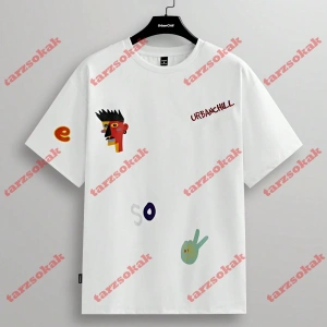 Model 3874 Erkek Yazlık Yuvarlak Yaka Kısa Kollu Günlük Tişört, Yaz