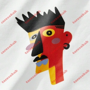 Model 3874 Erkek Yazlık Yuvarlak Yaka Kısa Kollu Günlük Tişört, Yaz