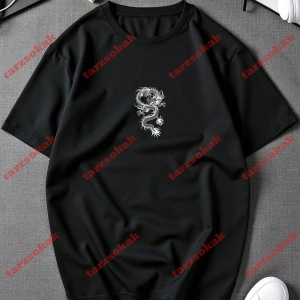 Model 3902 Erkek Yazlık Yuvarlak Yaka Kısa Kollu Günlük Tişört, Yaz