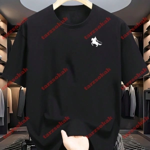 Model 3905 Erkek Yazlık Yuvarlak Yaka Kısa Kollu Günlük Tişört, Yaz