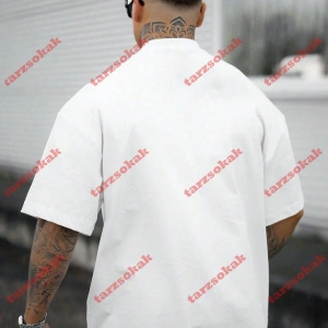 Model 3922 Erkek Yazlık Yuvarlak Yaka Kısa Kollu Günlük Tişört, Yaz