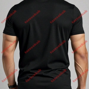 Model 3942 Erkek Yazlık Yuvarlak Yaka Kısa Kollu Günlük Tişört, Yaz