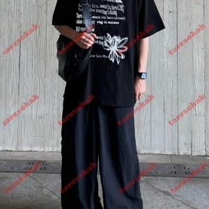 Model 3943 Erkek Yazlık Yuvarlak Yaka Kısa Kollu Günlük Tişört, Yaz