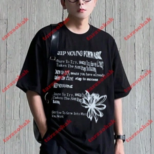 Model 3943 Erkek Yazlık Yuvarlak Yaka Kısa Kollu Günlük Tişört, Yaz