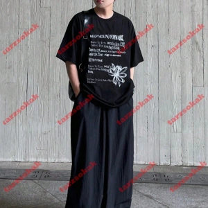 Model 3943 Erkek Yazlık Yuvarlak Yaka Kısa Kollu Günlük Tişört, Yaz