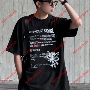 Model 3943 Erkek Yazlık Yuvarlak Yaka Kısa Kollu Günlük Tişört, Yaz