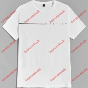 Model 3945 Erkek Yazlık Yuvarlak Yaka Kısa Kollu Günlük Tişört, Yaz