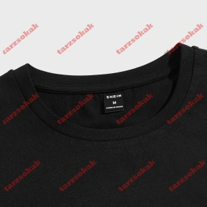 Model 3945 Erkek Yazlık Yuvarlak Yaka Kısa Kollu Günlük Tişört, Yaz