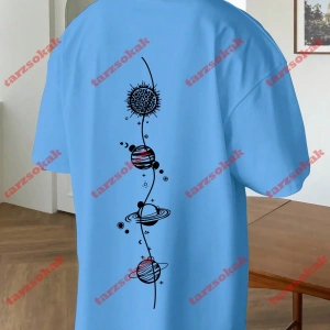 Model 3961 Erkek Yazlık Yuvarlak Yaka Kısa Kollu Günlük Tişört, Yaz