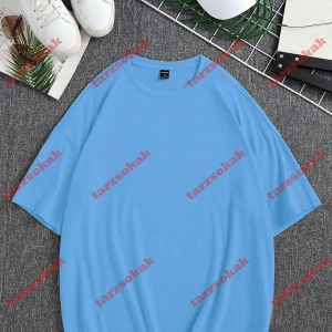 Model 3961 Erkek Yazlık Yuvarlak Yaka Kısa Kollu Günlük Tişört, Yaz