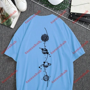 Model 3961 Erkek Yazlık Yuvarlak Yaka Kısa Kollu Günlük Tişört, Yaz