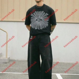 Model 3966 Erkek Yazlık Yuvarlak Yaka Kısa Kollu Günlük Tişört, Yaz