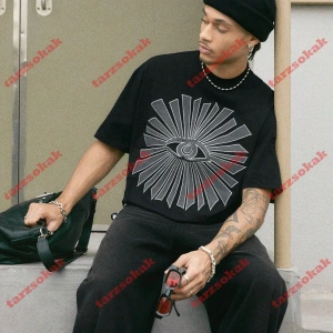 Model 3966 Erkek Yazlık Yuvarlak Yaka Kısa Kollu Günlük Tişört, Yaz