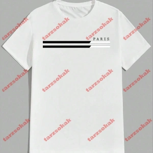 Model 3967 Erkek Yazlık Yuvarlak Yaka Kısa Kollu Günlük Tişört, Yaz