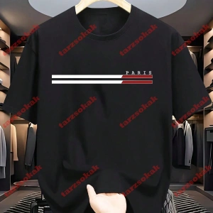 Model 3967 Erkek Yazlık Yuvarlak Yaka Kısa Kollu Günlük Tişört, Yaz