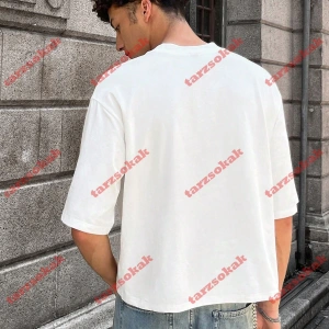 Model 3979 Erkek Yazlık Yuvarlak Yaka Kısa Kollu Günlük Tişört, Yaz