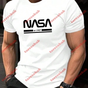 Model 3984 Erkek Yazlık Yuvarlak Yaka Kısa Kollu Günlük Tişört, Yaz