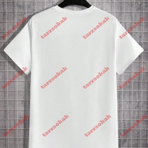 Model 3988 Erkek Yazlık Yuvarlak Yaka Kısa Kollu Günlük Tişört, Yaz