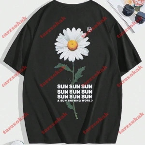 Model 3998 Erkek Yazlık Yuvarlak Yaka Kısa Kollu Günlük Tişört, Yaz