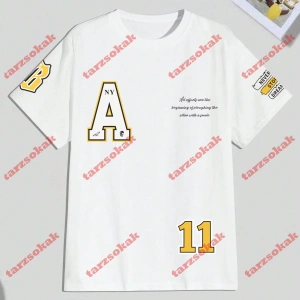 Model 3999 Erkek Yazlık Yuvarlak Yaka Kısa Kollu Günlük Tişört, Yaz