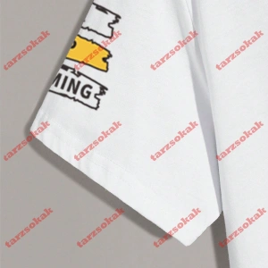 Model 3999 Erkek Yazlık Yuvarlak Yaka Kısa Kollu Günlük Tişört, Yaz