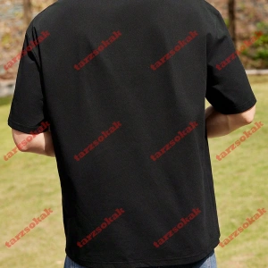 Model 4004 Erkek Yazlık Yuvarlak Yaka Kısa Kollu Günlük Tişört, Yaz