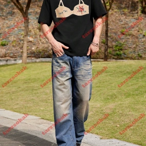 Model 4004 Erkek Yazlık Yuvarlak Yaka Kısa Kollu Günlük Tişört, Yaz