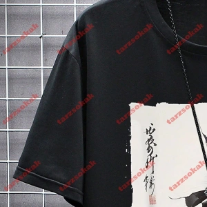 Model 4015 Erkek Yazlık Yuvarlak Yaka Kısa Kollu Günlük Tişört, Yaz