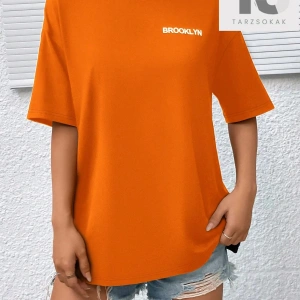 Mona Lisa Desenli Düşük Omuz Tişört