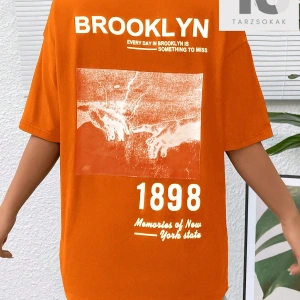 Mona Lisa Desenli Düşük Omuz Tişört