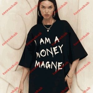 Money Magnet Beyaz Oversize