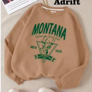 Montana Köstebek Sokak Trend Tasarım Harajuku/Gotik Bej