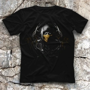 Mortal Kombat Siyah Unisex Tişört T-shirt