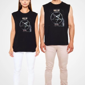 Mötley Crüe Siyah Kolsuz Tişört T-shirt
