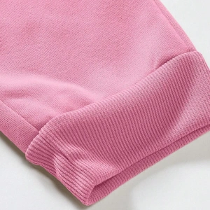 Mountain Print Drawstring Waist Eşofman Altı