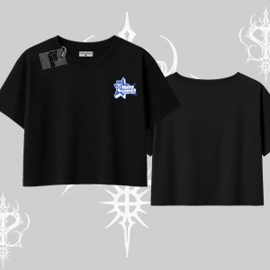 My Mood Right Now Yazılı Sevimli Kedi Kayık Yaka Tshirt