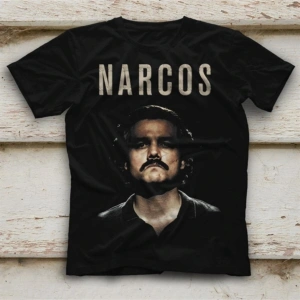 Narcos Pablo Escobar Siyah Unisex Tişört T-shirt